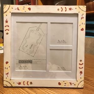 Boho Shabby Hand Painted Picture Frame